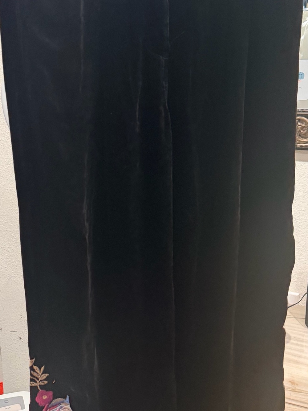 Johnny Was velvet wide leg Pant $328 NWT - Picture 5 of 9